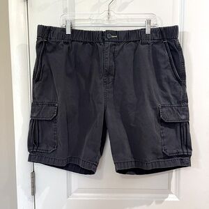Tommy Bahama Relax Cargo Shorts Sz XL Navy Blue Elastic Waist Beach Travel
